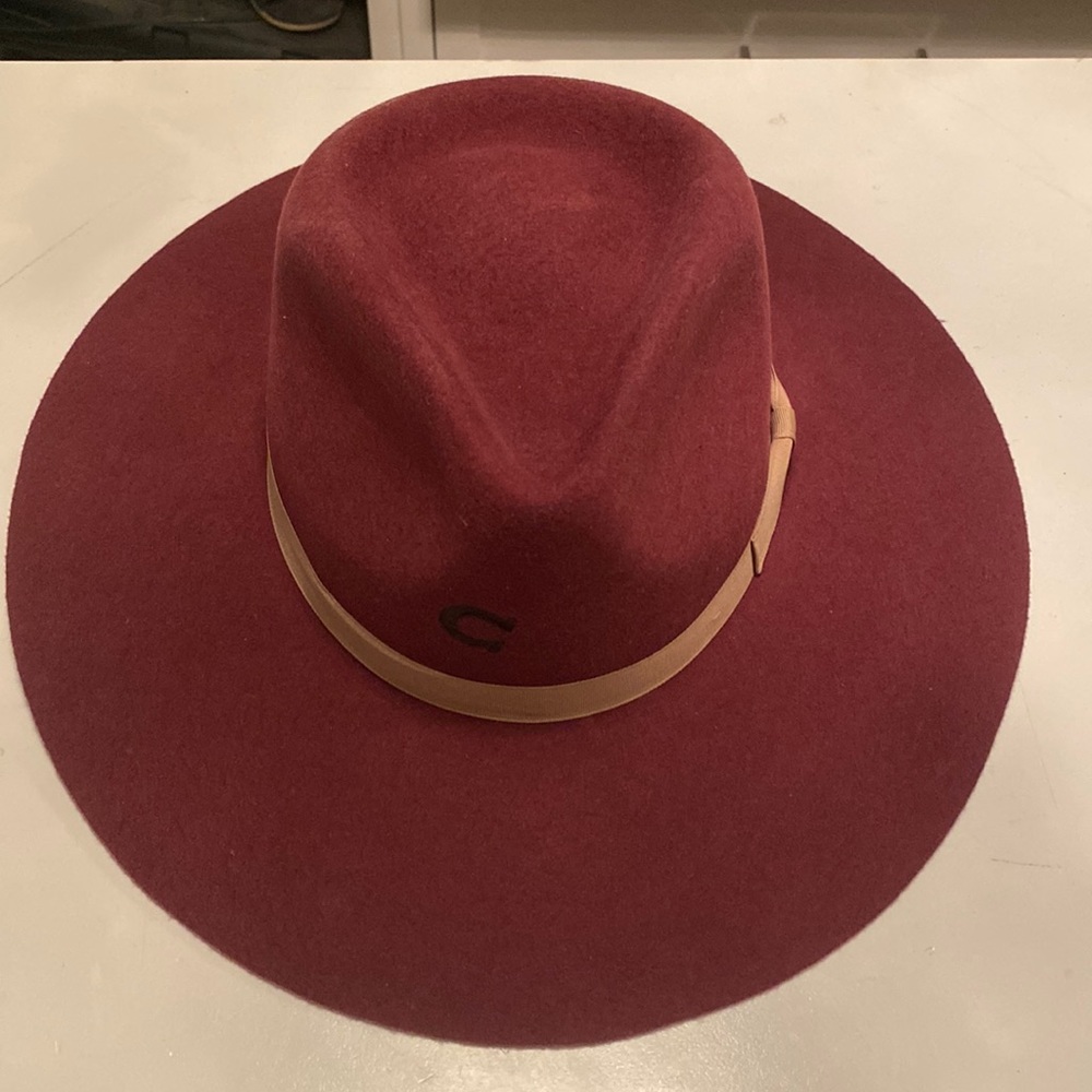 Burgundy Charlie 1 Horse Highway Hat.